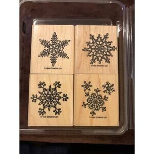Stampin Up' "Lace Snowflakes". CHRISTMAS